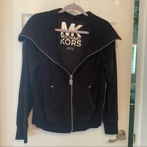 Micheal Kors Velour Black Jacket